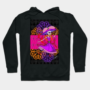 the catrina calavera in random dancing at day of the dead ecopop Hoodie